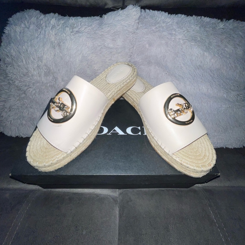 Women’s size 6.5 Coach Brand Sandals. With original box.